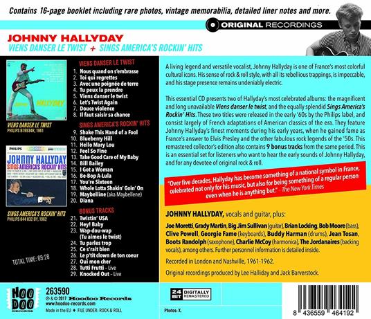 Viens danser le twist - Sings America's Rockin' Hits - CD Audio di Johnny Hallyday - 2