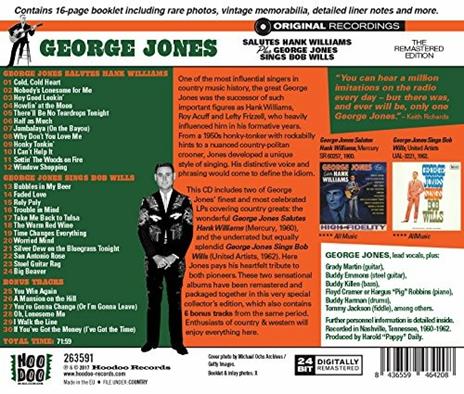 Salutes Hank Williams - CD Audio di George Jones - 2