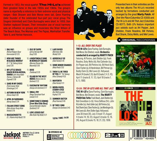 All Over the Place - And All That Jazz - CD Audio di Hi-Lo's - 2