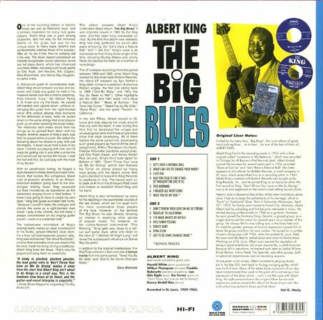 Big Blues (Coloured Vinyl) - Vinile LP di Albert King - 2