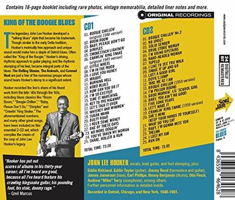 Boogie Chillen' (Remastered) - CD Audio di John Lee Hooker - 2