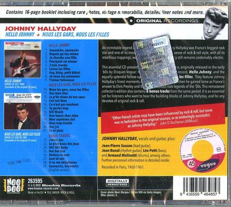 Hello Johnny - Nous les gars, nous les filles - CD Audio di Johnny Hallyday - 2