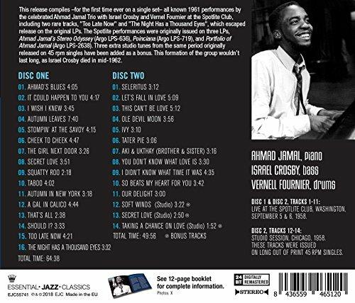 Complete Live at the Spotlite Club 1958 - CD Audio di Ahmad Jamal - 2
