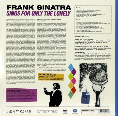 Only the Lonely - Vinile LP di Frank Sinatra - 2