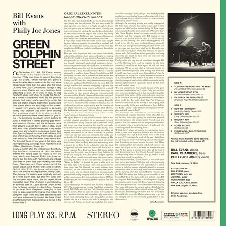 Green Dolphin Street (Limited Transparent Vinyl Edition) - Vinile LP di Bill Evans - 2