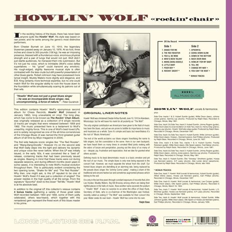 Rockin' Chair (Limited 180 gr. Coloured Vinyl Edition) - Vinile LP di Howlin' Wolf - 2