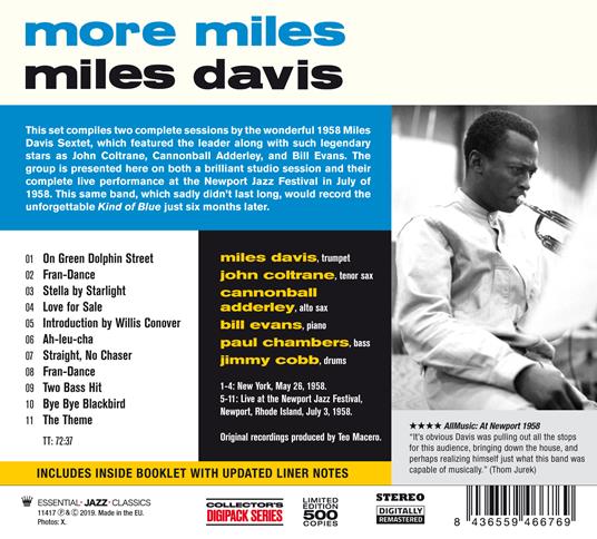 More Miles - CD Audio di Miles Davis