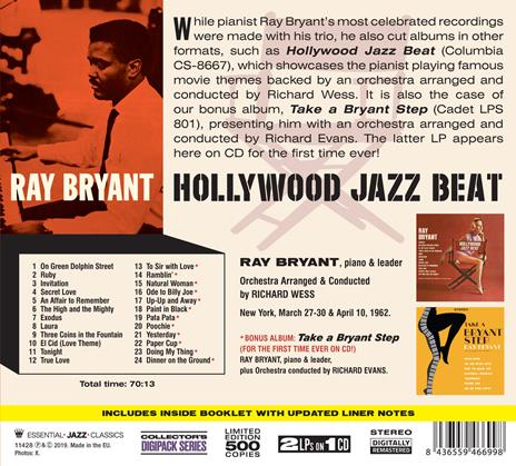 Hollywood Jazz Beat - CD Audio di Ray Bryant - 2