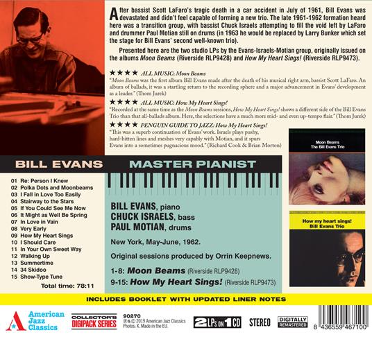Master Pianist - CD Audio di Bill Evans - 2