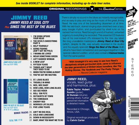 At Soul City - Sings The Best Of The Blues - CD Audio di Jimmy Reed - 2