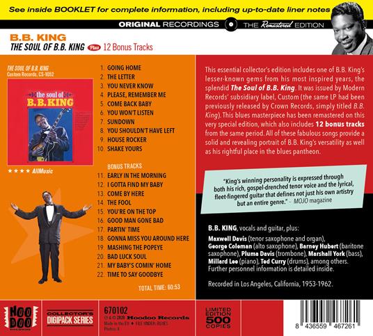 The Soul of B.B. King - CD Audio di B.B. King - 2