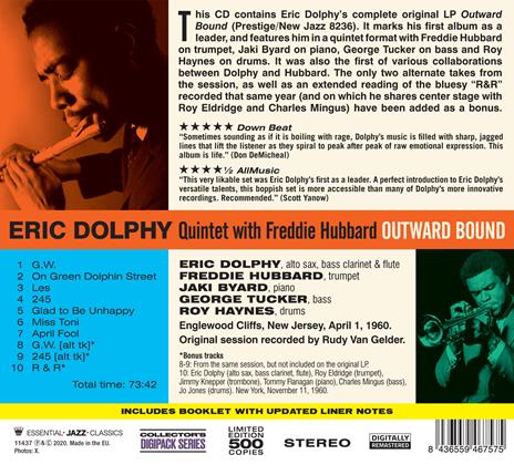 Outward Bound (Digipack) - CD Audio di Eric Dolphy - 2