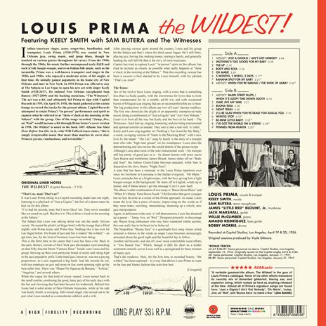 The Widest (Limited Red Vinyl Edition) - Vinile LP di Louis Prima - 2