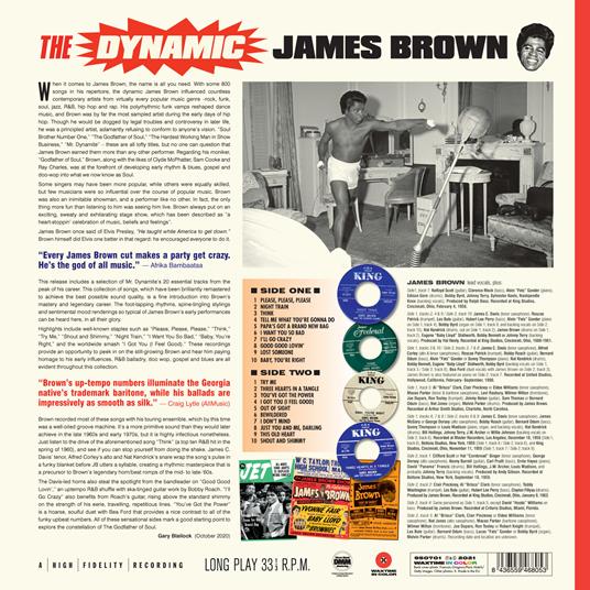 The Dynamic James Brown (Limited Red Vinyl Edition) - Vinile LP di James Brown - 2