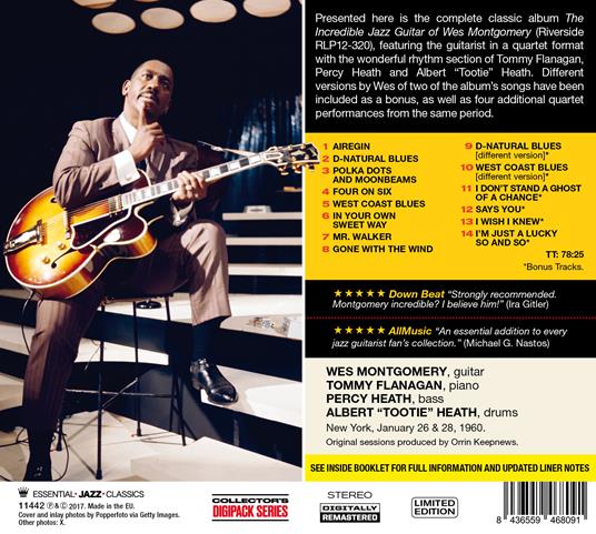 Incredible Jazz Guitar Of Wes Montgomery - CD Audio di Wes Montgomery - 2