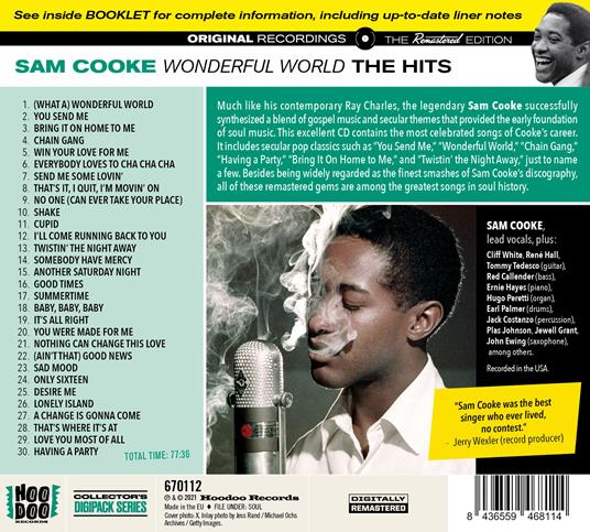 Wonderful World. The Hits - CD Audio di Sam Cooke - 2