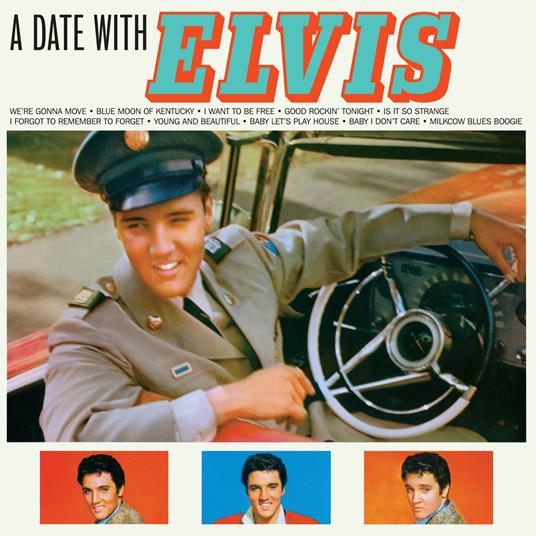 A Date with Elvis (Orange Coloured Vinyl) - Vinile LP di Elvis Presley