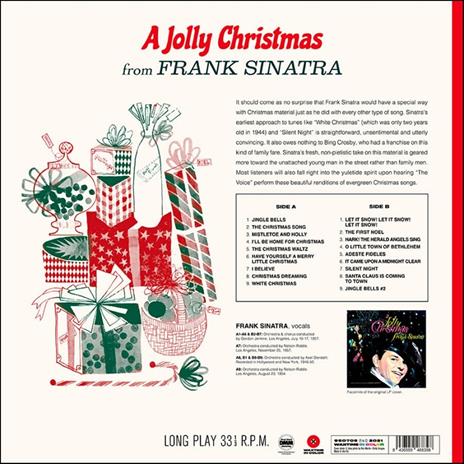A Jolly Christmas from Frank Sinatra - Vinile LP di Frank Sinatra - 2