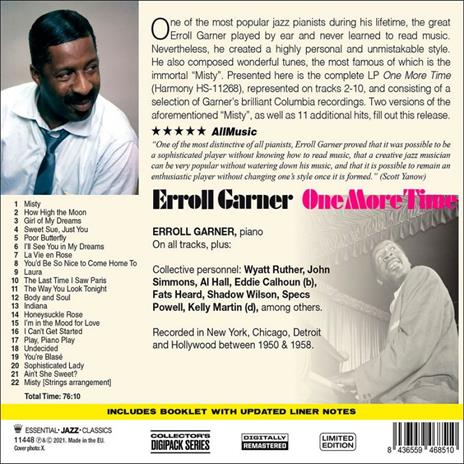 One More Time - CD Audio di Erroll Garner - 2