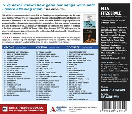 Sings The George & Ira Gershwin Song Book - CD Audio di Ella Fitzgerald - 2