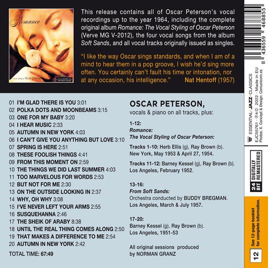 Vocal Styling Of - CD Audio di Oscar Peterson - 2