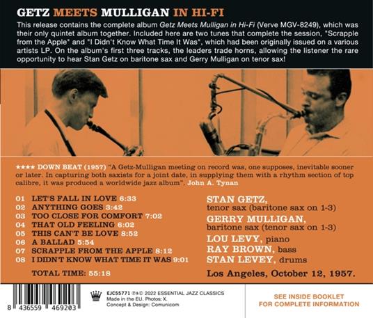 In Hi-Fi - CD Audio di Stan Getz,Gerry Mulligan - 2