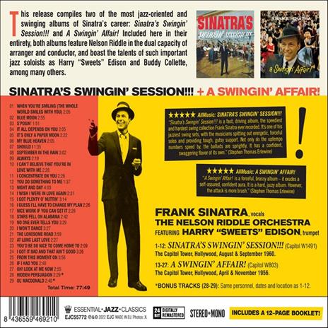 Sinatra's Swingin' Session!!! - A Swingin' Affair! - CD Audio di Frank Sinatra - 2