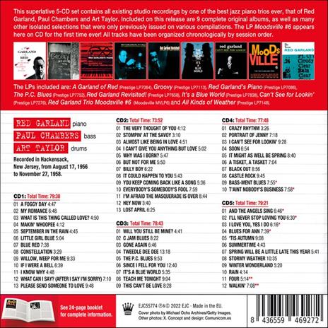 Complete Studio Recordings - CD Audio di Red Garland - 2