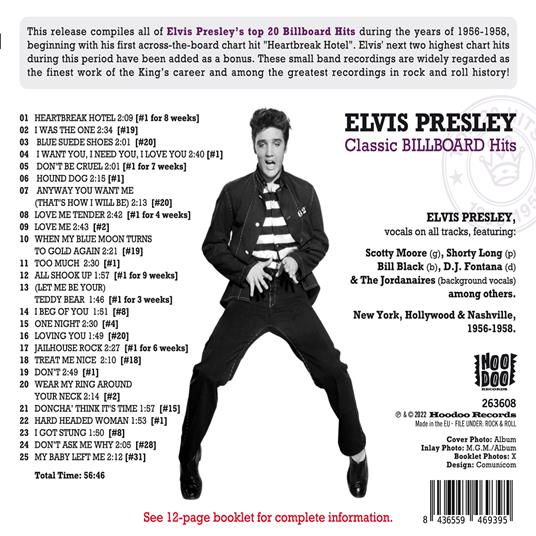 Classic Billboard Hits - CD Audio di Elvis Presley - 2