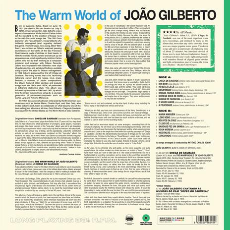 The Warm World Of Joao Gilberto (Limited Edition) - Vinile LP di Joao Gilberto - 2