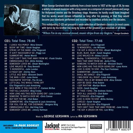 Jazz Vocalists Sing George Gershwin - CD Audio - 2