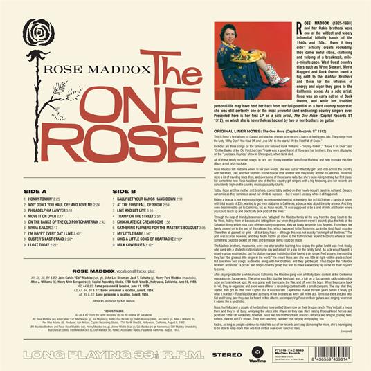 One Rose - Vinile LP di Rose Maddox - 2