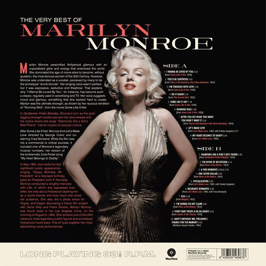 Very Best Of - Vinile LP di Marilyn Monroe - 2