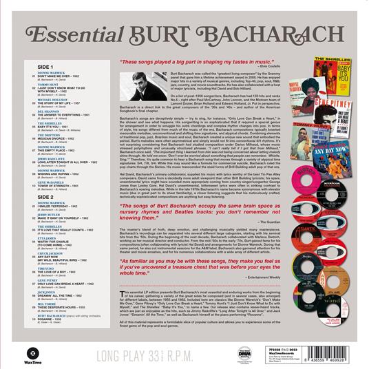 Essential - Vinile LP di Burt Bacharach - 2
