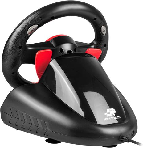 Blade Turbo cup, Sterzo + Pedali, Nintendo Switch, Nintendo Switch Lite, PC, D-pad, 180°, Cablato, Nero, Rosso - 3