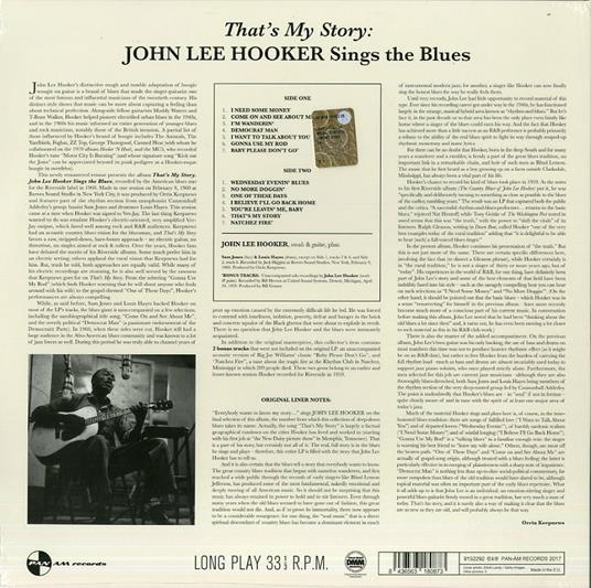 That's My Story. John Lee - Vinile LP di John Lee Hooker - 2