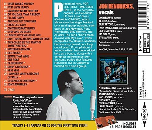 Fast Livin' Blues - Live at the Trident - CD Audio di Jon Hendricks - 2