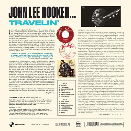 Travelin' (180 gr.) - Vinile LP di John Lee Hooker - 2