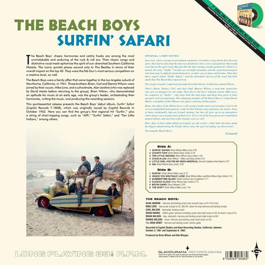 Surfin' Safari - Vinile LP di Beach Boys - 2