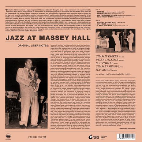 Jazz at Massey Hall (Yellow Coloured Vinyl) - Vinile LP di Charlie Parker - 2