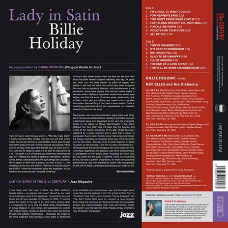 Lady in Satin (Limited Edition Purple Vinyl) - Vinile LP di Billie Holiday - 2