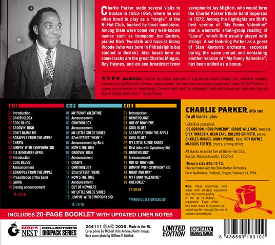 Complete Live At The Hi-Hat - CD Audio di Charlie Parker - 2