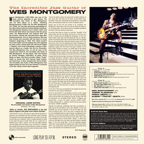 The Incredible Jazz Guitar - Vinile LP di Wes Montgomery - 2