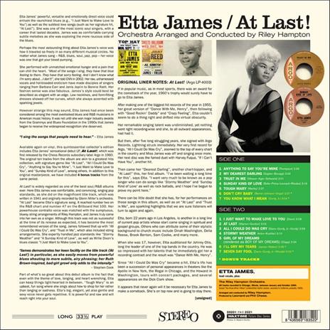 At Last (Picture Disc) - Vinile LP di Etta James - 2