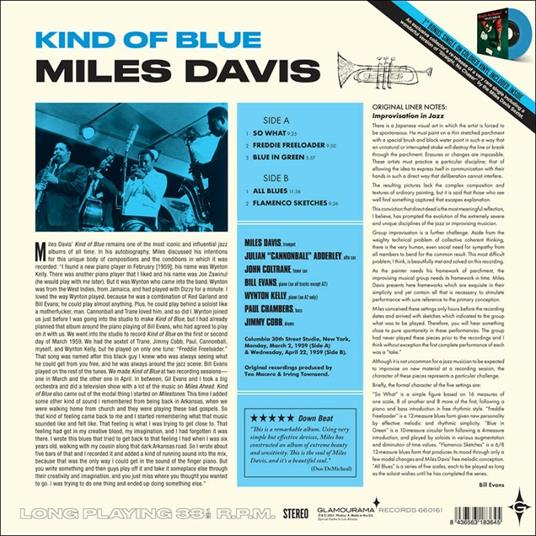 Kind of Blue (LP with 7" Bonus Single) - Vinile LP di Miles Davis - 2