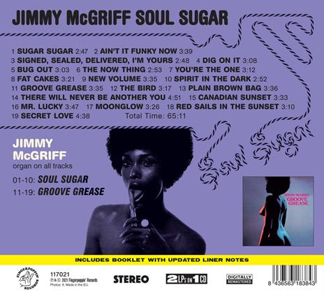 Soul Sugar - Groove Grease - CD Audio di Jimmy McGriff - 2