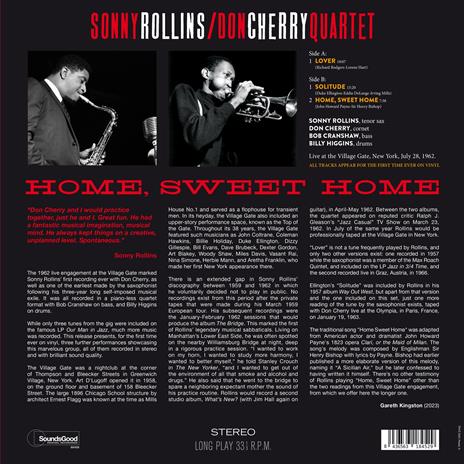 Home, Sweet Home - Vinile LP di Don Cherry,Sonny Rollins - 2