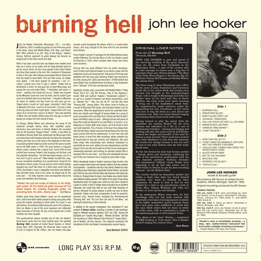 Burning Hell - Vinile LP di John Lee Hooker - 2