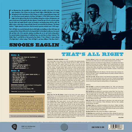 That's All Right - Vinile LP di Eaglin Snooks - 2