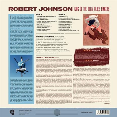 King Of The Delta Blues Singers - Vinile LP di Robert Johnson - 2